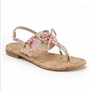 Dana Buchman Chic Floral Print Sandals